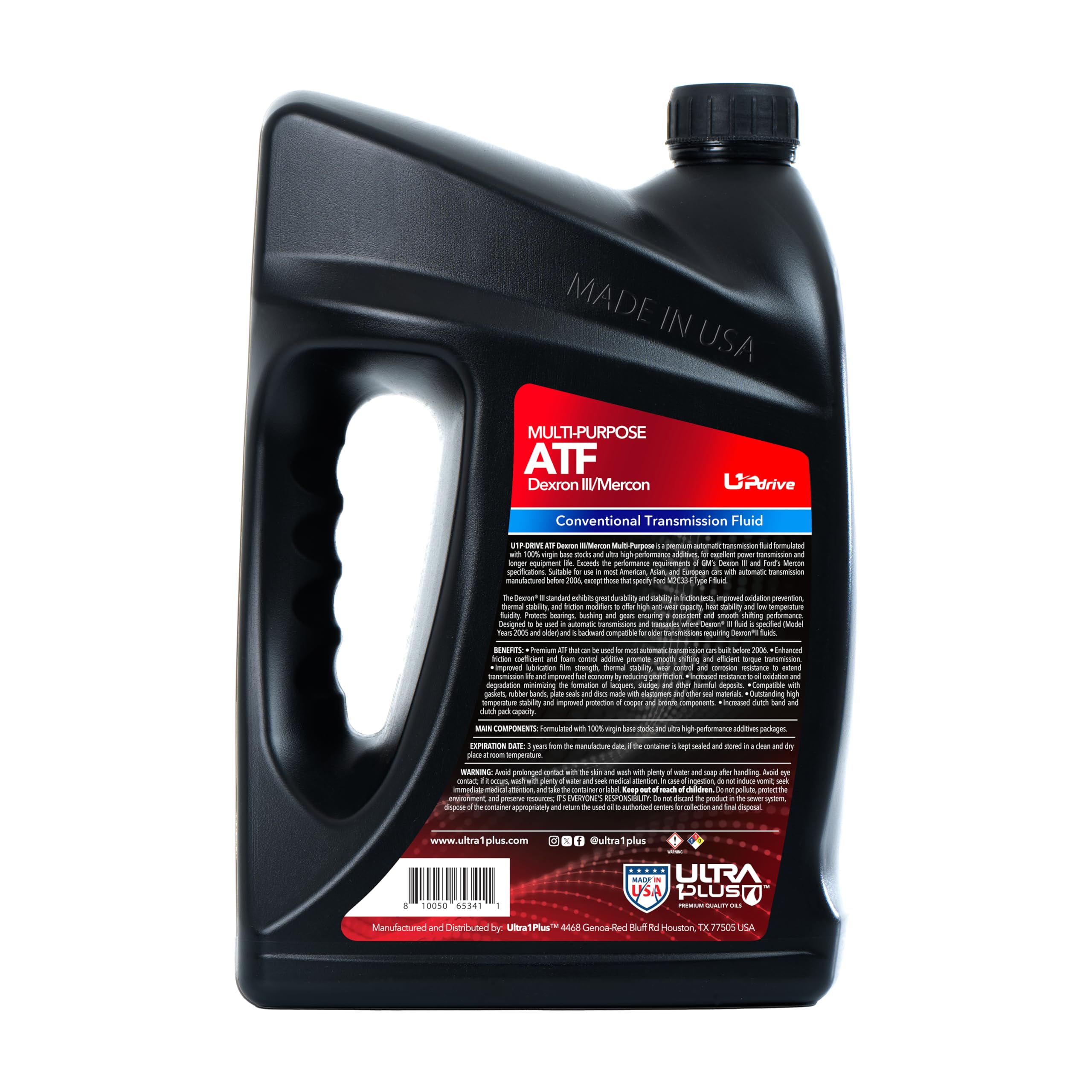 ULTRA 1PLUS ATF Dexron III/Mercon Automatic Transmission Fluid